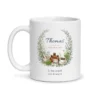 Mug pharmacien personnalisé prénom – mug blanc vu de face