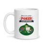 Mug poker – mug blanc vu de face