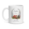 Mug pompière volontaire personnalisé prénom – mug blanc vu de face
