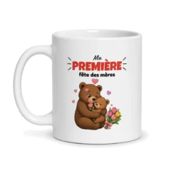 Mug première fête des mères – mug blanc vu de face