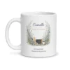 Mug prof de maths personnalisé prénom – mug blanc vu de face