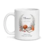 Mug prof de sport personnalisé prénom – mug blanc vu de face