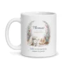 Mug puériculteur personnalisé prénom – mug blanc vu de face