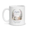 Mug puéricultrice personnalisé prénom – mug blanc vu de face