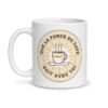 Mug que la force du café soit avec toi, vue de face