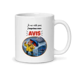 Mug râleur – mug blanc vu du dos