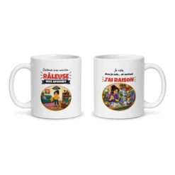 Mug râleuse – les deux faces du mug côte à côte