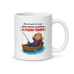 Mug retraite et pêche – mug blanc vu du dos