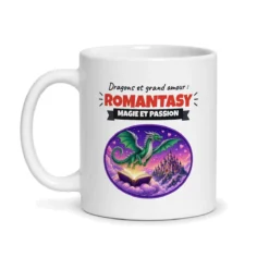 Mug romantasy – mug blanc vu de face