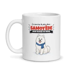 Mug samoyède – mug blanc vu de face