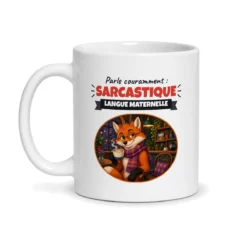 Mug sarcastique – mug blanc vu de face