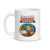 Mug sudoku – mug blanc vu de face