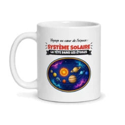 Mug système solaire – mug blanc vu de face