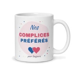 Mug tata tonton, face arrière : « Nos complices préférés pour toujours »