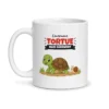 Mug tortue – mug blanc vu de face
