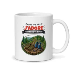 Mug trail – mug blanc vu du dos