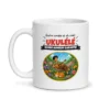 Mug ukulélé – mug blanc vu de face