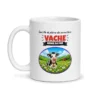 Mug vache – mug blanc vu de face
