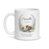 Mug vétérinaire personnalisé prénom – mug blanc vu de face