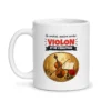 Mug violon – mug blanc vu de face