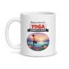 Mug yoga – mug blanc vu de face