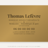 Plaque kiné or vieilli 30 × 20 cm – visuel de présentation