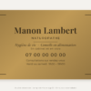 Plaque naturopathe or vieilli 30 × 20 cm – visuel de présentation