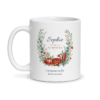 Mug pompière personnalisé avec prénom – tasse cadeau pompière, face avant