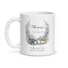 Tasse infirmier personnalisée prénom – mug blanc vu de face
